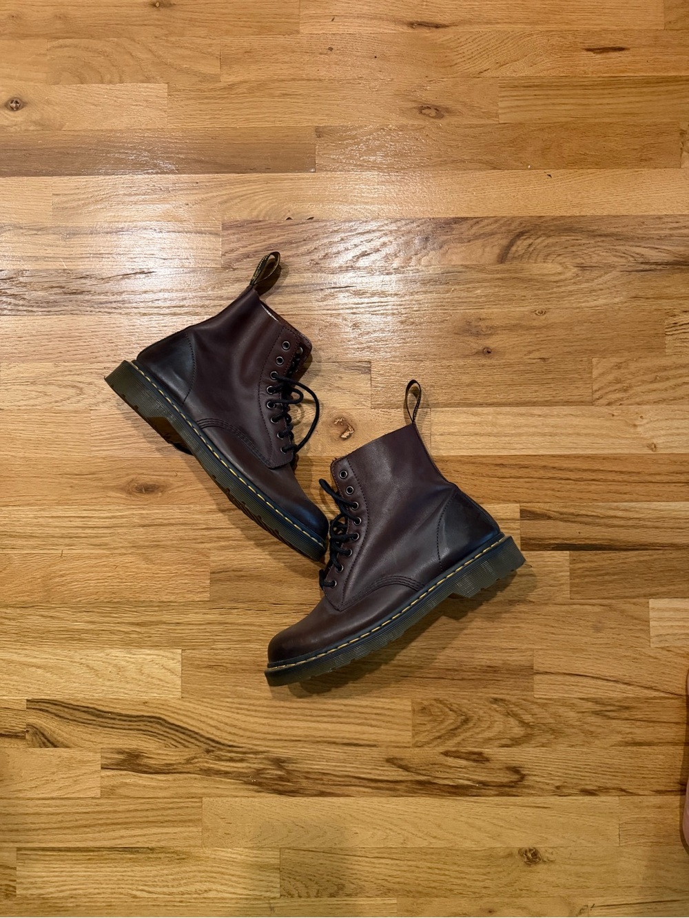 Dr. Martens Men's Classic Lace-Up Boots in Dark Brown